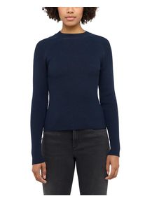 Mustang Damen Cardigan "Damen Style Celine", blau, Gr. M, Strick, 75% Viskose, 25% Polyacryl, Strickjacken