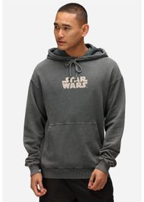 Recovered Herren Kapuzensweatshirt "Star Wars Ship Battle", grau, casual, Gr. L, bedruckt, 100% Baumwolle, Sweatshirts, mit coolem Star Wars-Print