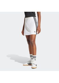 Damen Sweatrock "3S MINI SKIRT", schwarz-weiß, sportlich, Gr. XL, adidas originals, Obermaterial: 95% Polyester, 5% Elasthan, Röcke