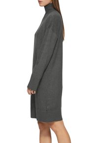QS Damen Strickkleid, schwarz, casual, Gr. XS, unifarben, Strick, Obermaterial: 50% Viskose, 27% Polyester, 23% Polyamid, Kleider, mit geripptem