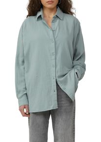 QS Damen Hemdbluselind grün, casual, Gr. 44, unifarben, Web, Obermaterial: 100% Baumwolle, Blusen, aus luftiger Musselinqualität