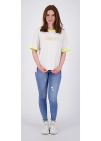 LPO Damen Funktionsshirt "LINA WOMEN", grau, casual, Gr. 42, 92% Polyester, 8% Elasthan, Shirts, hinten länger geschnitten