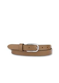 Bernd Götz BERND GÖTZ Damen Ledergürtel, braun, casual,feminin,klassisch, Gr. 100, Leder, Gürtel, mit silberfarbener Schließe