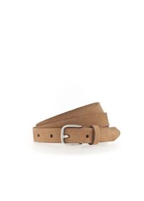 Tamaris Damen Ledergürtel, braun, casual,feminin,modisch,klassisch, Gr. 115, unifarben, Leder, Gürtel, weiches Veloursleder