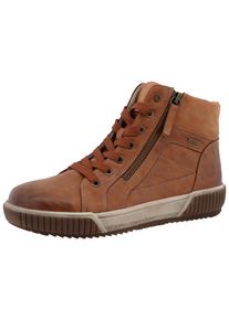 Romika Damen Winterboots, Gr. 36, braun, Lederimitat, Textil, sportlich, Schuhe, Plateau, Schnürboots in Bequemweite G (= weit)