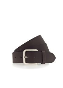 Mustang Damen Ledergürtel, braun, casual,modisch,klassisch, Gr. 80, unifarben, Rindsleder, Gürtel, Klassische Dornschließe in leichter Used-Optik, 4