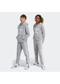 Kinder Sporthose "TREFOIL PANTS", grau, sportlich, Gr. 146, adidas originals, Obermaterial: 70% Baumwolle, 30% Polyester, Hosen