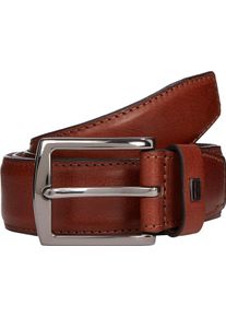 Tommy Hilfiger Damen Ledergürtel "DENTON ELEVATED 3.5", braun, casual, Gr. 85, unifarben, Rindsleder, Gürtel, Größenverstellbar