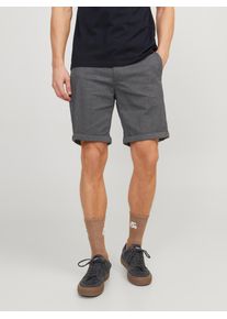 Jack & Jones JACK & JONES Herren Chinoshorts "JPSTFURY JJSHORTS ANA SN", blau, modisch, Gr. XS, unifarben, Web, Obermaterial: 98% Baumwolle, 2% Elasthan, Hosen,