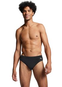 Puma Herren Badehose "Puma SWIM MEN CLASSIC SWIM BRIEF", schwarz, sportlich, Gr. L, unifarben, Web, Polyester, Elasthan, Badehosen, mit seitlichem