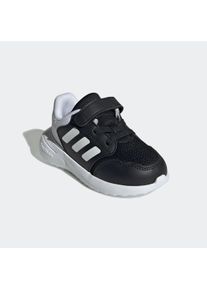 Klettschuh "TENSAUR RUN 3.0 KIDS", adidas Sportswear, Gr. 22, schwarz-weiß, Textil, Synthetik, sportlich, Schuhe, für Kinder