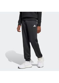 Kinder Sporthose "J GAME & GO PNT", schwarz-weiß, sportlich, Gr. 116, adidas Sportswear, Obermaterial: 100% Polyester, Hosen