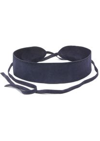 Lascana Damen Taillengürtel "Bindegürtel", blau, modisch, Gr. M, unifarben, aufgeraut, Leder, Gürtel, Ledergürtel, Shapingeffekt, für Kleid &