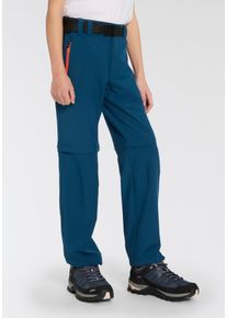 CMP Kinder Funktionshose "KID ZIP-OFF-PANT", blau, sportlich, Gr. 176, Obermaterial: 89% Polyester, 11% Elasthan, Hosen, Elastisch & Atmungsaktiv &