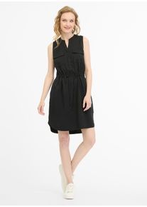 Ragwear Damen Sommerkleid "ROISSIN", schwarz, casual, Gr. XXL, unifarben, Jersey, Obermaterial: 80% Viskose, 20% Polyester, Kleider