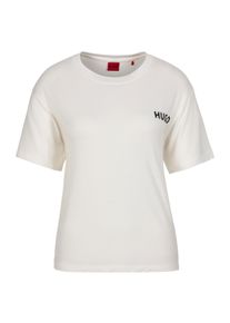 HUGO UNDERWEAR Damen Rundhalsshirt "UNITE_T-SHIRT", Gr. XLnatural 103, Single Jersey, Obermaterial: 93% Viskose, 7% Elasthan, casual, Shirts, mit
