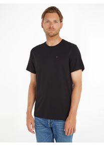 Tommy Jeans Herren T-Shirt "TJM ESSENTIAL SOLID TEE", schwarz, Basic, Gr. XXL, unifarben, Jersey, Obermaterial: 100% Baumwolle, Shirts, mit