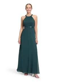 Vera Mont Damen Abendkleid "Vera Mont Abendkleid rückenfrei", grün, festlich, Gr. 34, Chiffon, Obermaterial: 100% Polyester. Futter: 100% Polyester.,