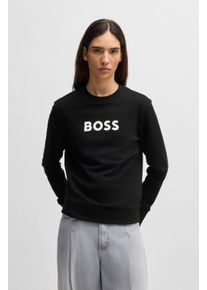 BOSS Orange Damen Sweatshirt "Elaboss Premium Damenmode", schwarz, casual, Gr. S, unifarben, Sweatware, Obermaterial: 100% Baumwolle, Sweatshirts,