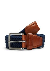 Jack & Jones JACK & JONES Damen Stretchgürtel "JACSPRING WOVEN BELT NOOS", blau, modisch, Gr. 90, unifarben, Materialmix, Gürtel