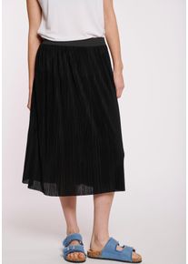 Haily's HAILY’S Damen Plisseerock "MD P ST Gr44eta", schwarz, feminin, Gr. L, unifarben, Web, Obermaterial: 95% Polyester, 5% Elasthan, Röcke
