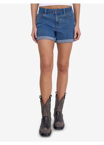 Noisy may Damen Jeansshorts "NMDEBBY NW SLIM SHORTS VI518MB NOOS", blau, modisch, Gr. S, unifarben, Denim/Jeans, Obermaterial: 75% Baumwolle, 18%