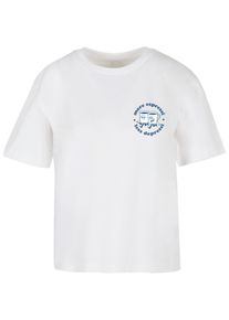 MISS TEE Herren T-Shirt "Miss Tee Damen Daily Espresso Tee", weiß, casual, Gr. S, bedruckt, 100% Baumwolle, Shirts