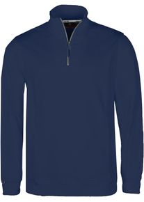 INDICODE Herren Sweater "INPortal", blau, modisch, Gr. S, unifarben, Sweatware, Obermaterial: 60% Baumwolle, 40% Polyester, Sweatshirts