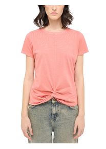 Mustang Damen Kurzarmshirt "Damen Style Marie", rosa, casual, Gr. L, Jersey, 100% Baumwolle, Shirts