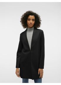Véro Moda VERO MODA Damen Langmantel "VMDAFNE MIE SS24 COAT BOOS", schwarz, modisch, Gr. M, unifarben, Obermaterial: 100% Polyester, Mäntel