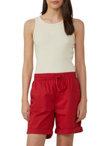 s.Oliver Damen Tanktop, beige, casual, Gr. 38, unifarben, Obermaterial: 96% Baumwolle, 4% Elasthan, Tops, mit Stretch Anteil