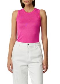Damen Stricktop, pink, casual, Gr. 48, s.Oliver BLACK LABEL, unifarben, Feinstrick, Obermaterial: 100% Viskose, Tops, mit Glitzergarn