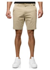 INDICODE Herren Chinoshorts "INTristian", grau, modisch, Gr. XXL, unifarben, Web, Obermaterial: 98% Baumwolle, 2% Elasthan, Hosen