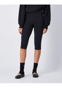 Champion Damen 3/4-Leggings "ICONS", schwarz, sportlich, Gr. XS, Obermaterial: 90% Baumwolle, 10% Elasthan, Hosen