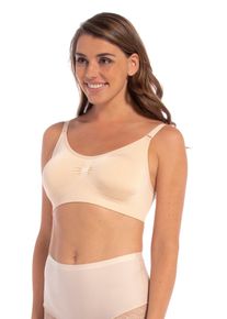 Damen Bügelloser BH, MAGIC BODYFASHION, Gr. XL, braun, Obermaterial: 92% Polyamid, 8% Elasthan, BHs, Mit herausnehmbare Einlagen