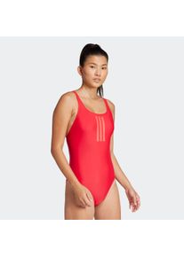 Damen Badeanzug "3S MID SUIT"pure ruby, lucid rot, sportlich, Gr. 38, adidas Performance, Obermaterial: 78% Polyamid, 22% Elasthan, Badeanzüge