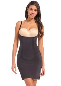 Damen Shaping-Kleid, MAGIC BODYFASHION, Gr. XXL, schwarz, Jersey, Obermaterial: 75% Polyamid, 25% Elasthan, unifarben, feminin, Kleider, mit