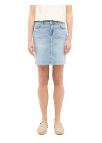 Mustang Damen Jeansrock "Damen Style Beatrice Skirt", blau, Gr. 28, 98% Baumwolle, 2% Elasthan, Röcke