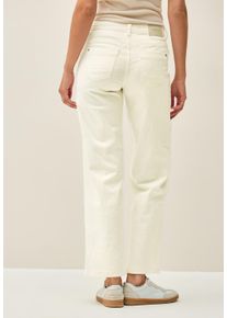 Street One Damen Loose-fit-Jeans, beige, casual, Gr. 25, unifarben, Jeans, 81% Baumwolle, 17% Polyester, 2% Elasthan, Jeans, High Waist