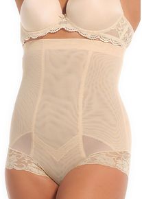 Damen Shapingslip "Super Control Brief", MAGIC BODYFASHION, Gr. XL, braun, Obermaterial: 85% Polyamid, 15% Elasthan, unifarben, Unterhosen, mittlere