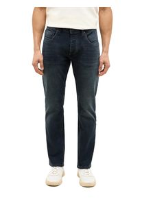 Mustang Herren Straight-Jeans "Herren Style Michigan Straight", blau, casual, Gr. 30, unifarben, Denim/Jeans, 98% Baumwolle, 2% Elasthan, Jeans