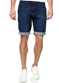 INDICODE Herren Shorts "INKaden", blau, modisch, Gr. S, washed, Denim/Jeans, Obermaterial: 98% Baumwolle, 2% Elasthan, Hosen