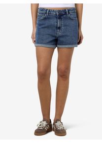 Noisy may Damen Jeansshorts "NMMONI HW DNM SHORTS AZ358MB NOOS", blau, modisch, Gr. L, unifarben, Denim/Jeans, Obermaterial: 99% Baumwolle, 1%