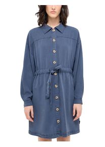 Mustang Damen Minikleid "Damen Style Bodie", blau, Gr. 44, Web, 100% Lyocell, Kleider