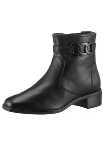 Ara Damen Stiefelette "GRAZ", Gr. 6, schwarz, Glattleder, unifarben, klassisch, Schuhe, Bequemschuh, Komfortstiefelette in Komfortweite H = sehr weit