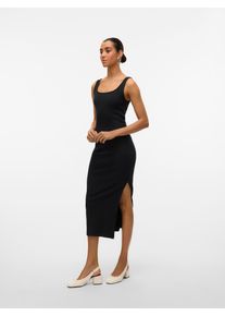 Véro Moda VERO MODA Damen Maxikleid "VMCHLOE SL 7/8 DRESS JRS GA NOOS", schwarz, modisch, Gr. XL, unifarben, Jersey, Obermaterial: 95% Baumwolle, 5% Elasthan,