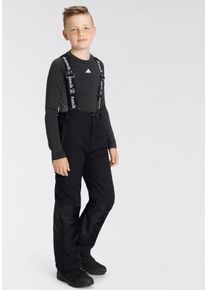 Kamik Kinder Skihose, schwarz, sportlich, Gr. 122, Obermaterial: 100% Polyester. Futter: 100% Polyester. Wattierung: 100% Polyester, Hosen, für Kinder