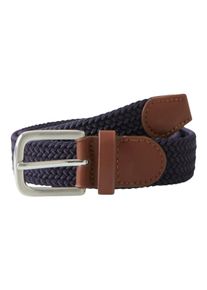 name it Damen Flechtgürtel "NKMSIECE BELT NOOS", blau, casual, Gr. 65, unifarben mit Farbeinsatz, Web, Kunstfaser, Gürtel