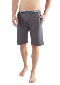 Tom Tailor Herren Bermudas "Brügge", Gr. 56, grau, Single Jersey, Obermaterial: 60% Baumwolle, 40% Polyester, casual, Hosen, mit Logo-Bund