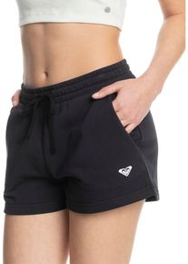 Roxy Damen Sweatshorts "SURF STOKED SHORT TERRY", grau, sportlich, Gr. XXL, Obermaterial: 80% Baumwolle, 20% Polyester, Hosen